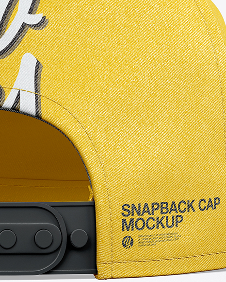 Snapback Cap Mockup PSD #5