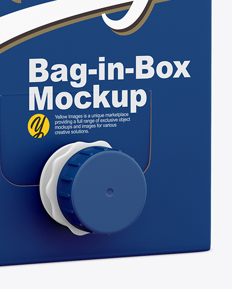 Bag In Box Mockup In Box Mockups On Yellow Images Object Mockups