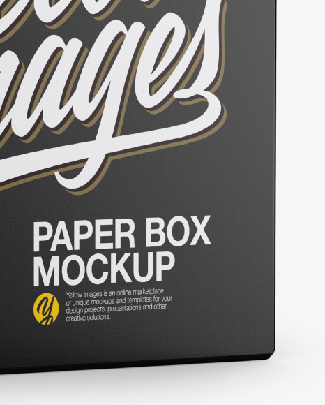 Download Paper Box Mockup In Bottle Mockups On Yellow Images Object Mockups