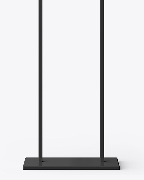 Download A1 Display Stand Mockup - Front View in Outdoor ...