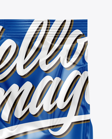 Glossy Food Bag Mockup PSD #2