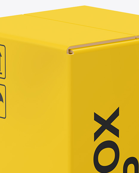 Paper Box Mockup PSD #2