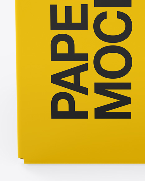 Paper Box Mockup PSD #1