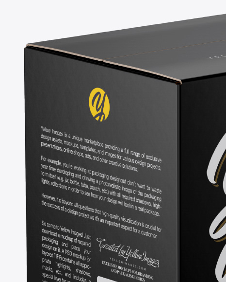 Paper Box Mockup PSD #2
