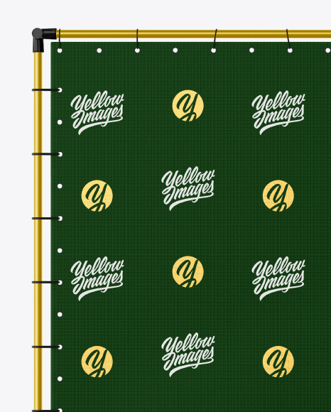 Press Wall Mockup PSD #2