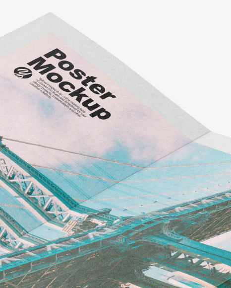 Kraft Poster Mockup PSD #2