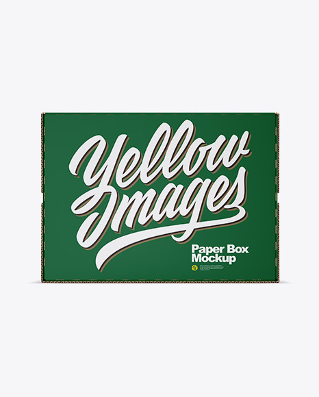 Matte Paper Box Mockup PSD #2
