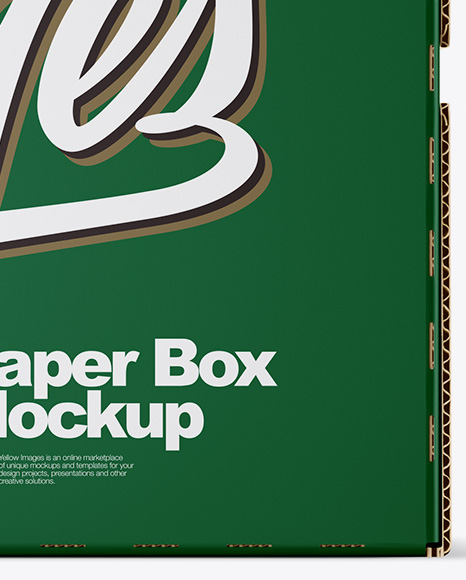 Matte Paper Box Mockup PSD #1