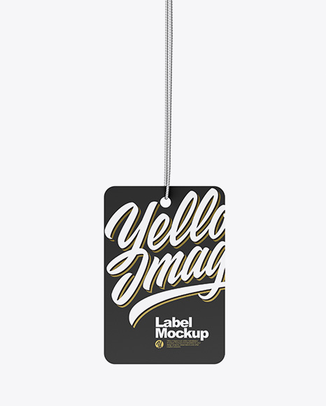 Matte Label Mockup PSD #2