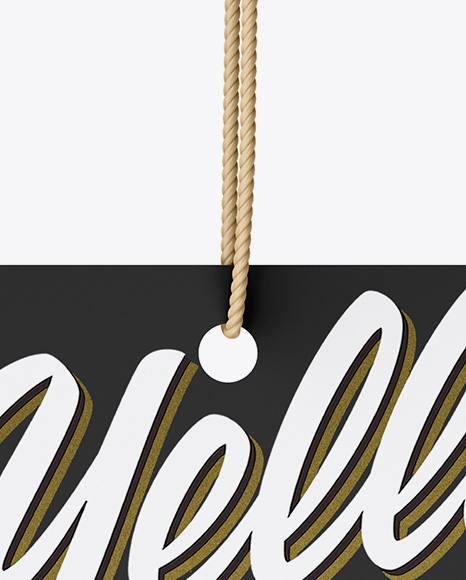 Matte Label Mockup PSD #1