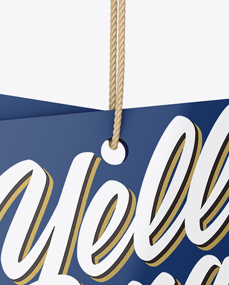 Glossy Labels Mockup PSD #1