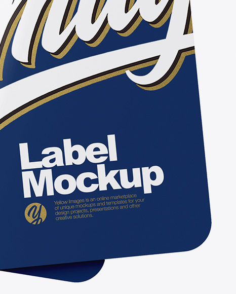 Glossy Labels Mockup