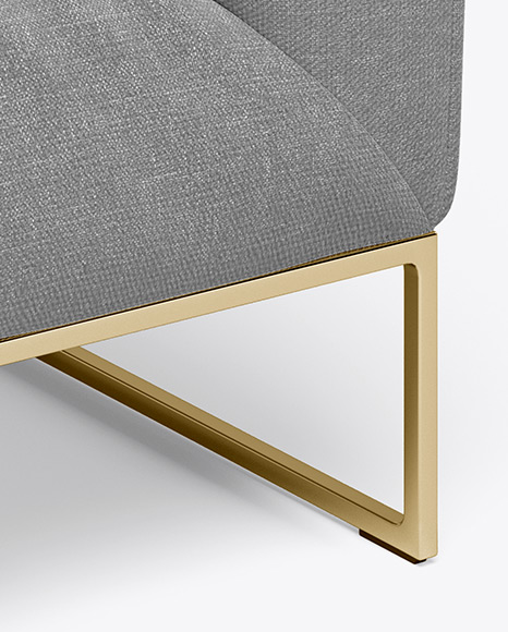 Chair With Pillow Mockup PSD #6