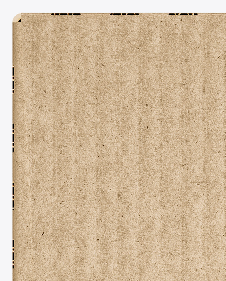 Kraft Paper Box Mockup PSD #1