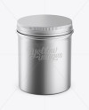 Download Metallic Round Box Mockup - High-Angle Shot in Can Mockups on Yellow Images Object Mockups