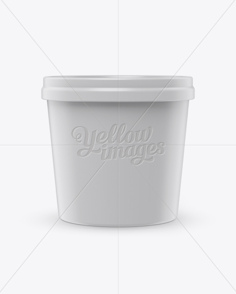 Download Matte Paper Bucket Mockup In Bucket Pail Mockups On Yellow Images Object Mockups PSD Mockup Templates