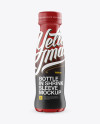 Download 350 ml Plastic Bottle In Matt Shrink Sleeve Mockup in ... Yellowimages Mockups