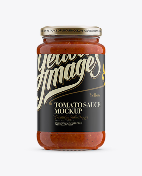 Download Tomato Sauce Jar Mockup PSD Mockups by Snap Wrap