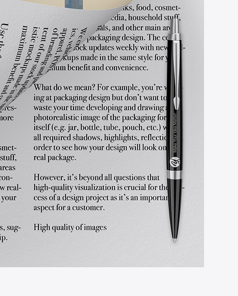 2 Paper Pieces And 2 Business Cards Mockup PSD #7