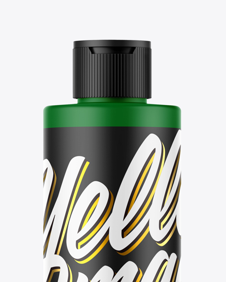 Matte Bottle Mockup PSD #2