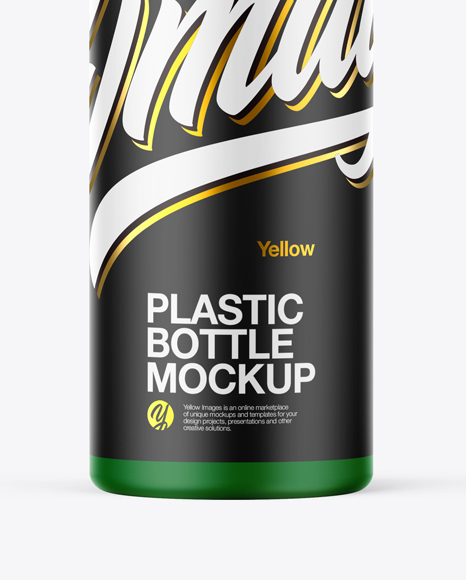 Matte Bottle Mockup PSD #1
