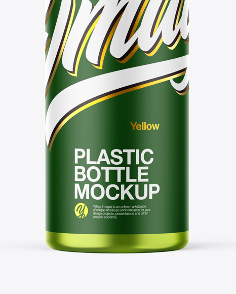 Metallic Bottle Mockup PSD #1