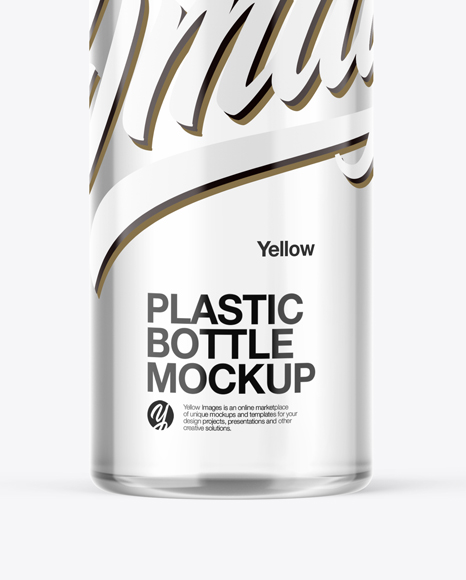 Clear Bottle Mockup PSD #1
