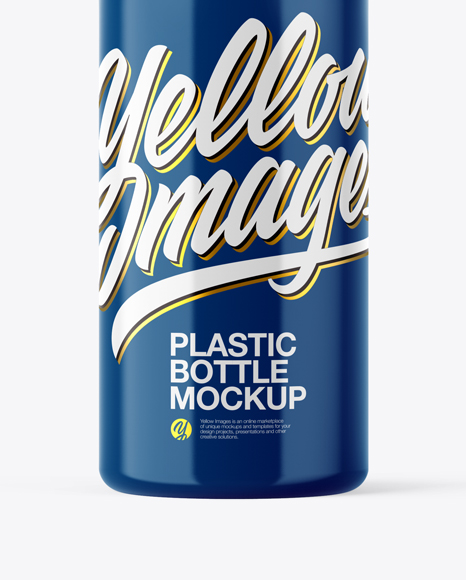 Glossy Shampoo Bottle Mockup PSD #1