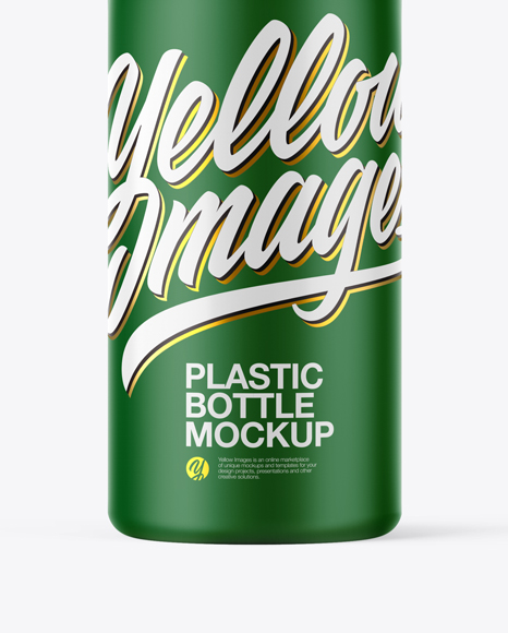 Matte Shampoo Bottle Mockup PSD #1