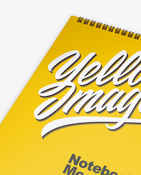 Glossy Notebook w  Pen Mockup PSD #6