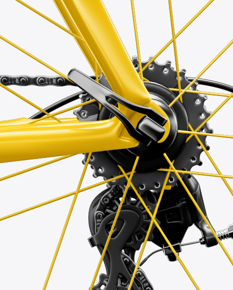 Download Road Bicycle Mockup Left Side View In Vehicle Mockups On Yellow Images Object Mockups Yellowimages Mockups