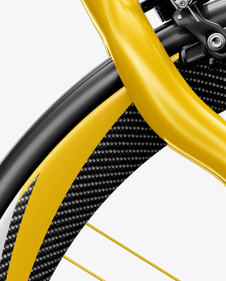 Download Road Bicycle Mockup - Left Side View in Vehicle Mockups on Yellow Images Object Mockups