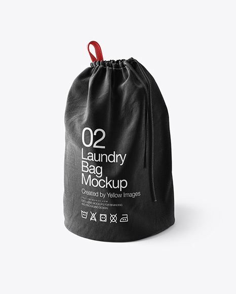 Download Laundry Bag Mockup in Object Mockups on Yellow Images ...