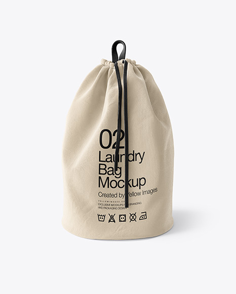 Download Laundry Bag Mockup In Object Mockups On Yellow Images Object Mockups