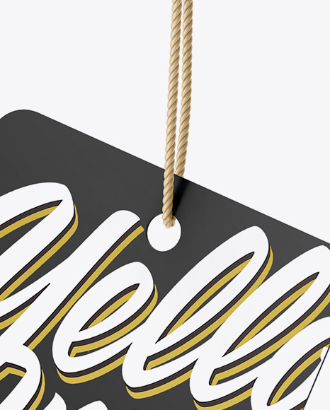 Matte Label Mockup PSD #1