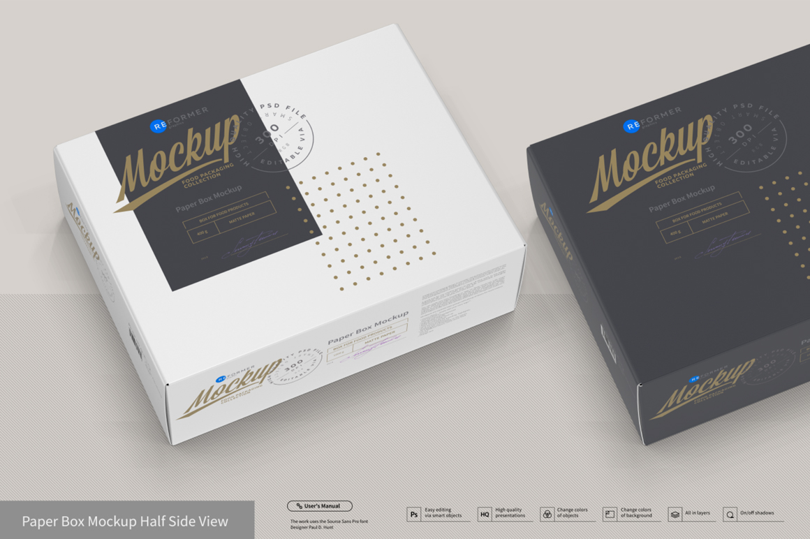 Download Square Book Box Mockup Yellowimages