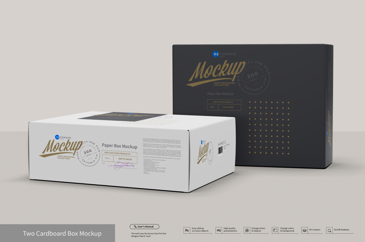 Download Box Mockup Black Free Psd Mockups Template Promockups PSD Mockup Templates