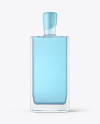 Square Gin Bottle with Wax Mockup