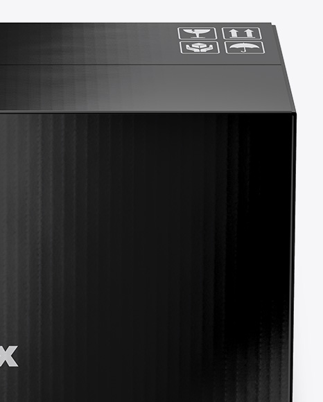 Glossy Box Mockup PSD #6