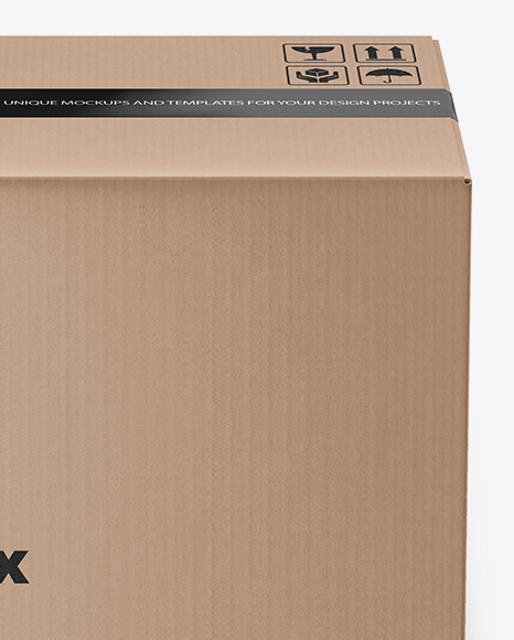 Paper Box Mockup PSD #1