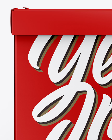 Matte Box Mockup PSD #1