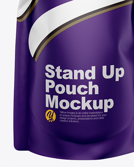Matte Pouch Mockup PSD #1