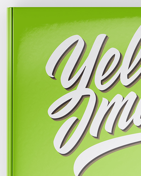 Glossy Paper Box Mockup PSD #2