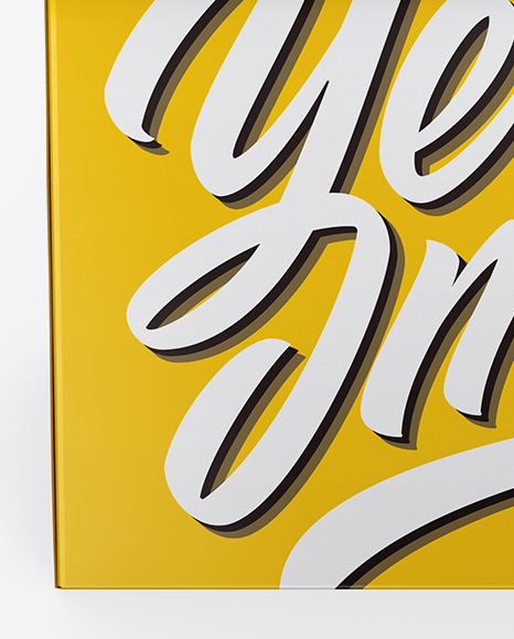 Glossy Box Mockup PSD #1