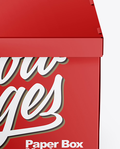 Matte Box Mockup PSD #2