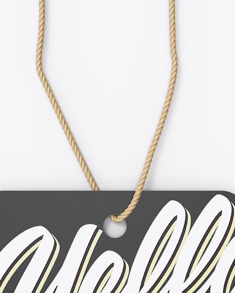 Matte Label Mockup PSD #1