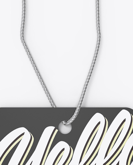 Matte Label Mockup PSD #6