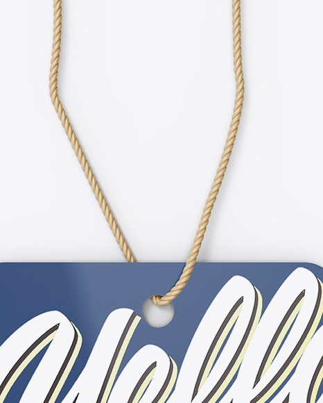 Glossy Label Mockup PSD #1