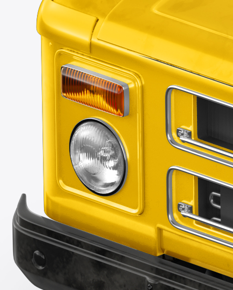 Foodtruck Mockup - Half Side View (High-Angle Shot) - download high