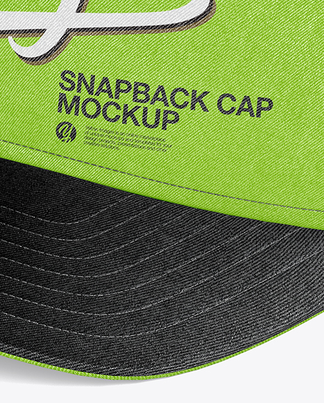 Snapback Cap Mockup PSD #1